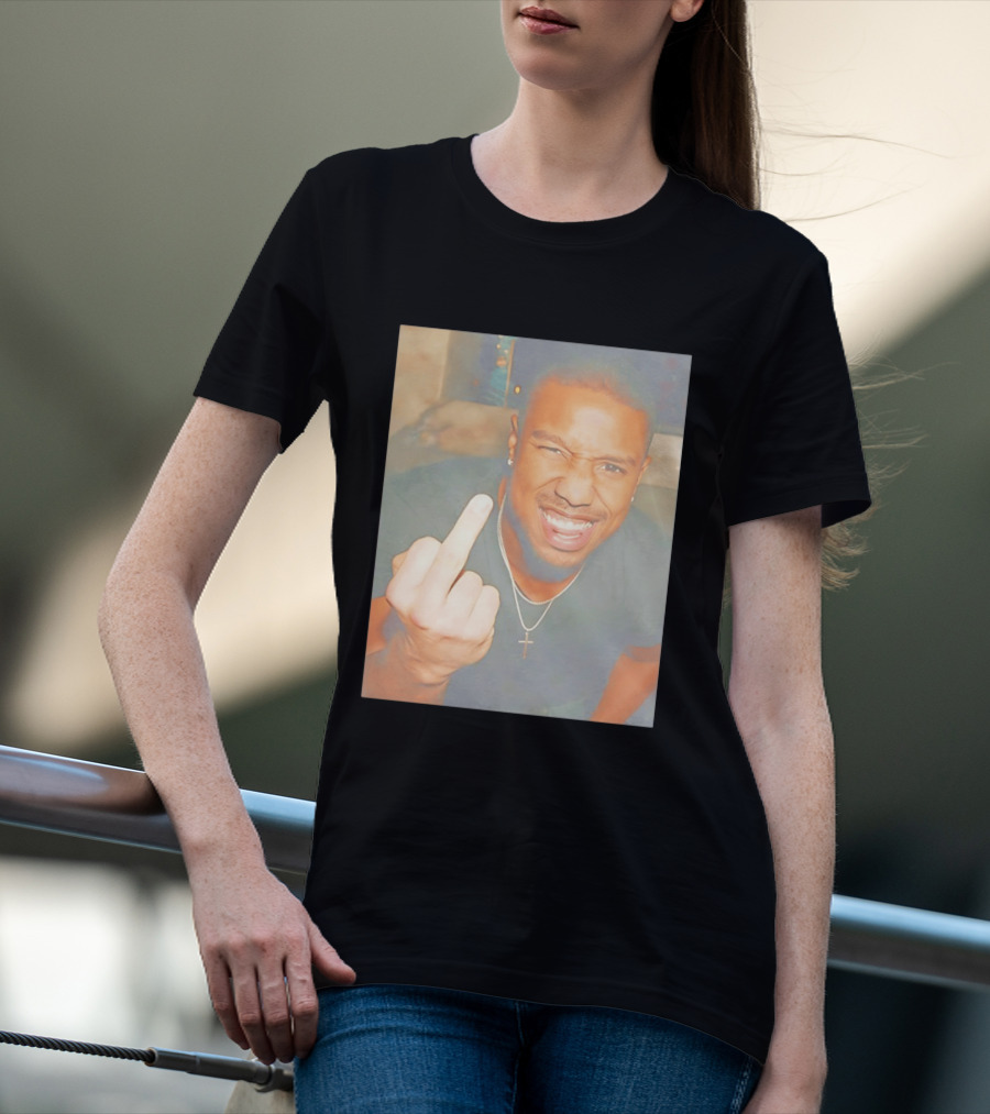 Michael B Jordan Sinners Oscar Middle Finger T-Shirt
