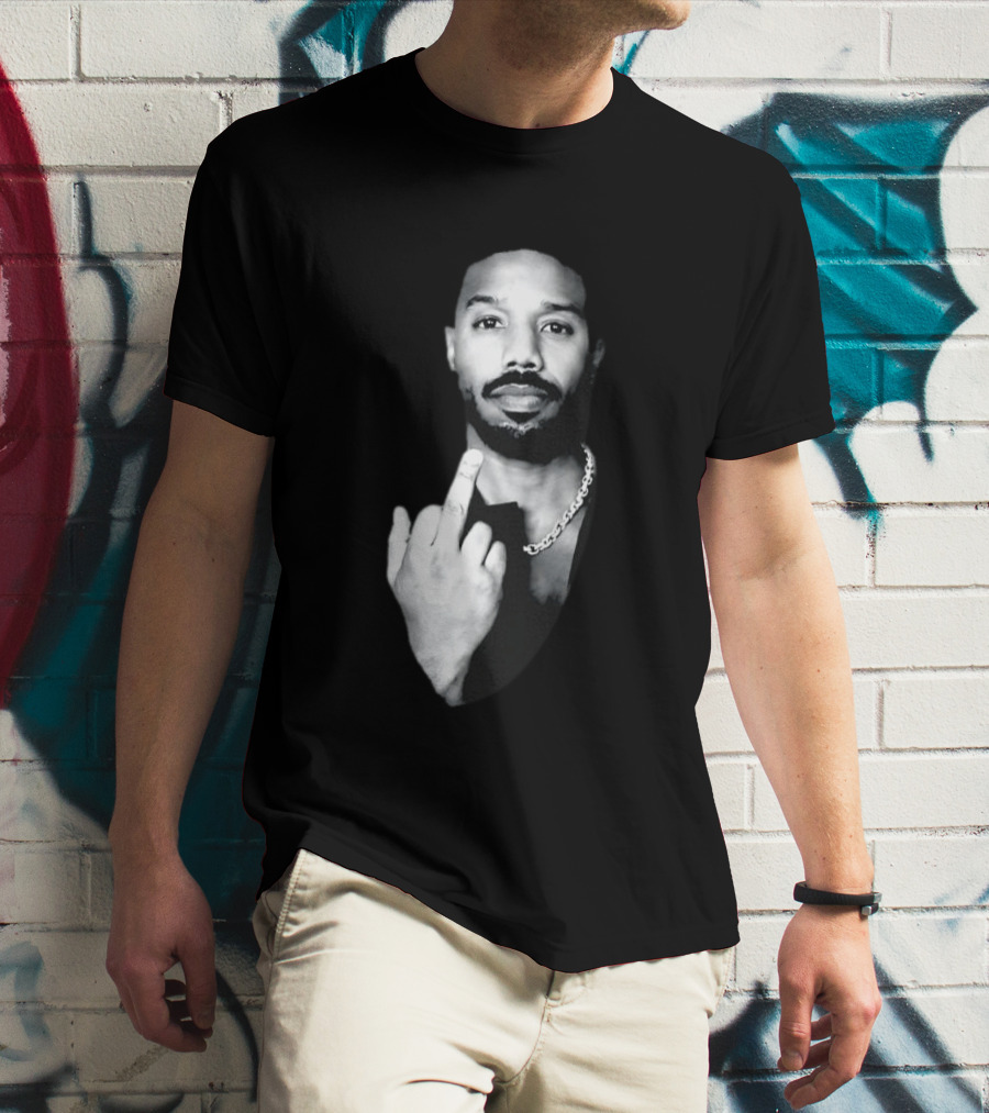 Michael B. Jordan Best Actor 2026 Oscar Middle Finger T-Shirt