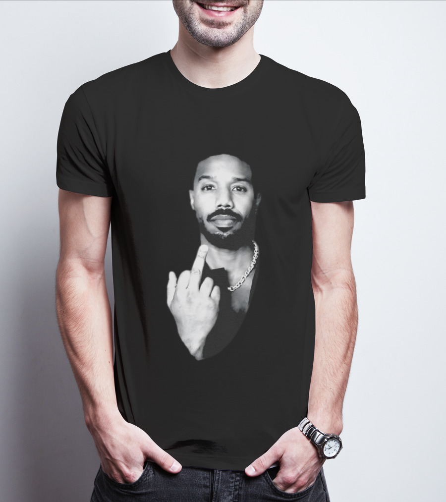 Michael B. Jordan Best Actor 2026 Oscar Middle Finger T-Shirt