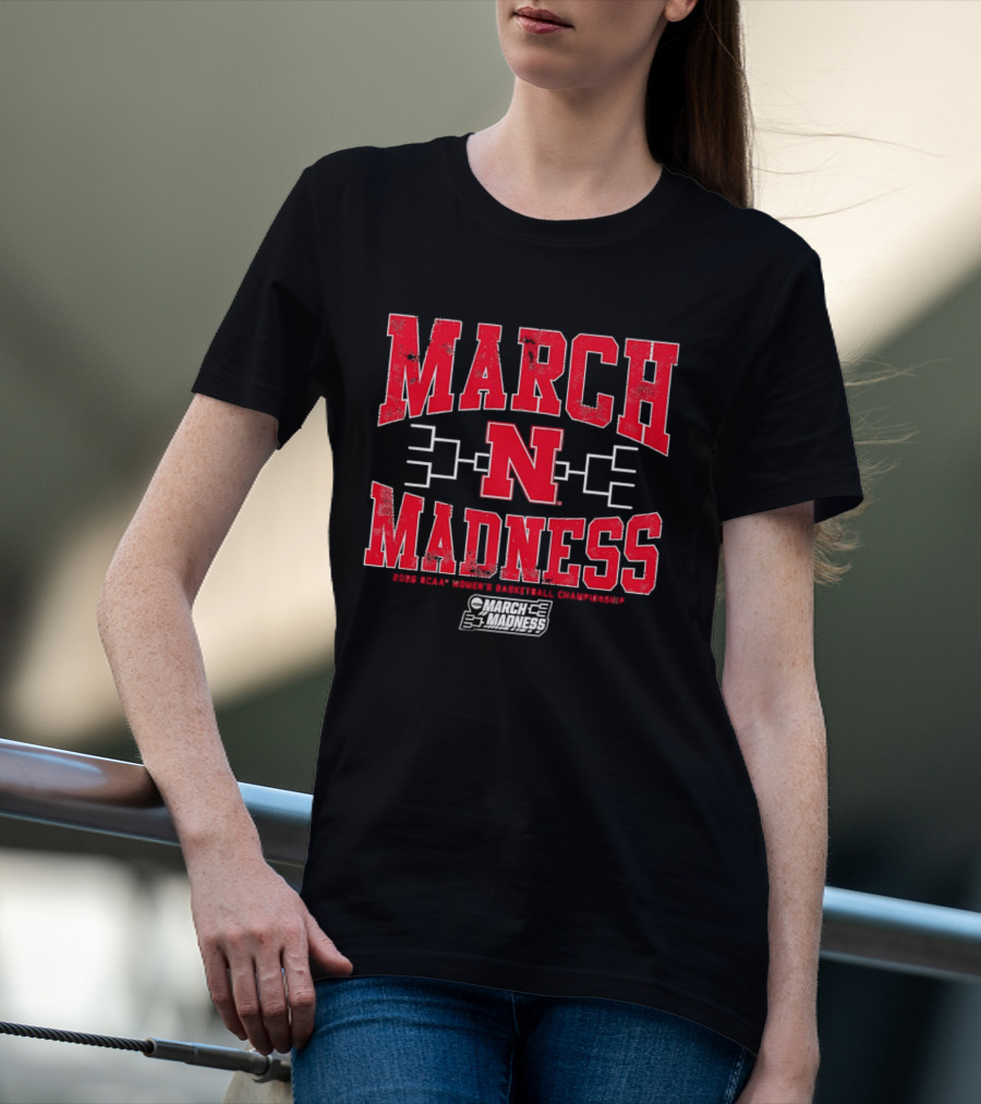 Nebraska Cornhuskers 2026 NCAA Women's Basketball March Madness Champions T-Shirt