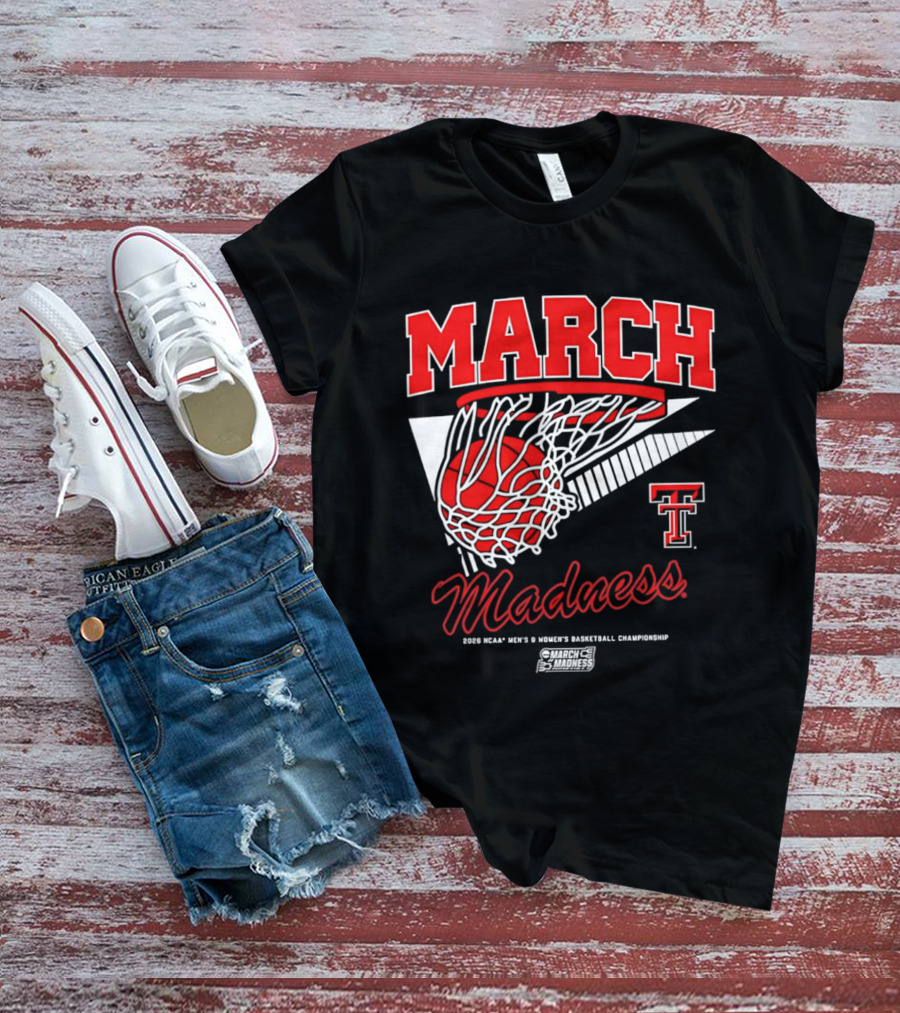 Texas Tech Red Raiders March Madness 2026 Basketball Championship T-Shirt
