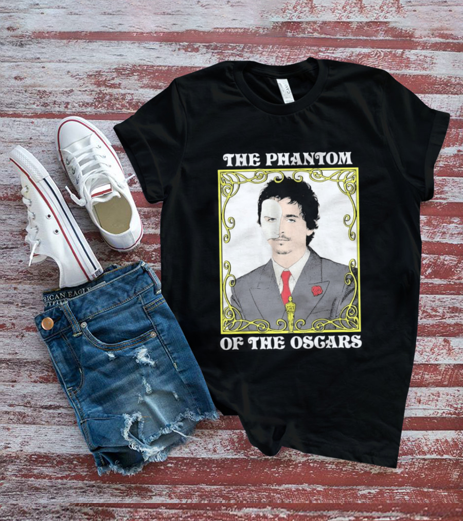 The Phantom Of The Awards Mask Suit Rose Oscar T-Shirt