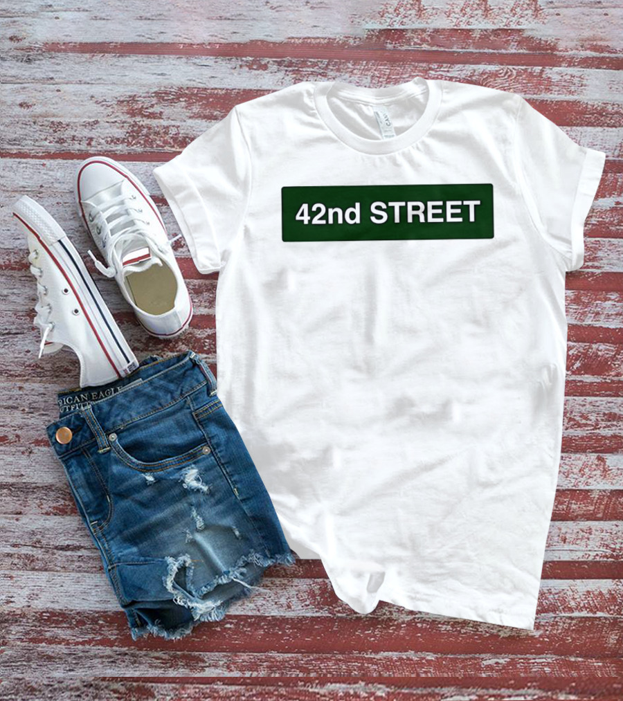 42nd Street Station Vintage Subway Sign T-Shirt