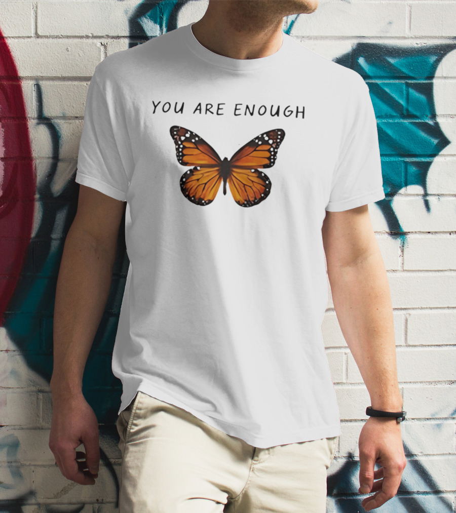 Charlotte Flair You Are Enough Butterfly Affirmations T-Shirt