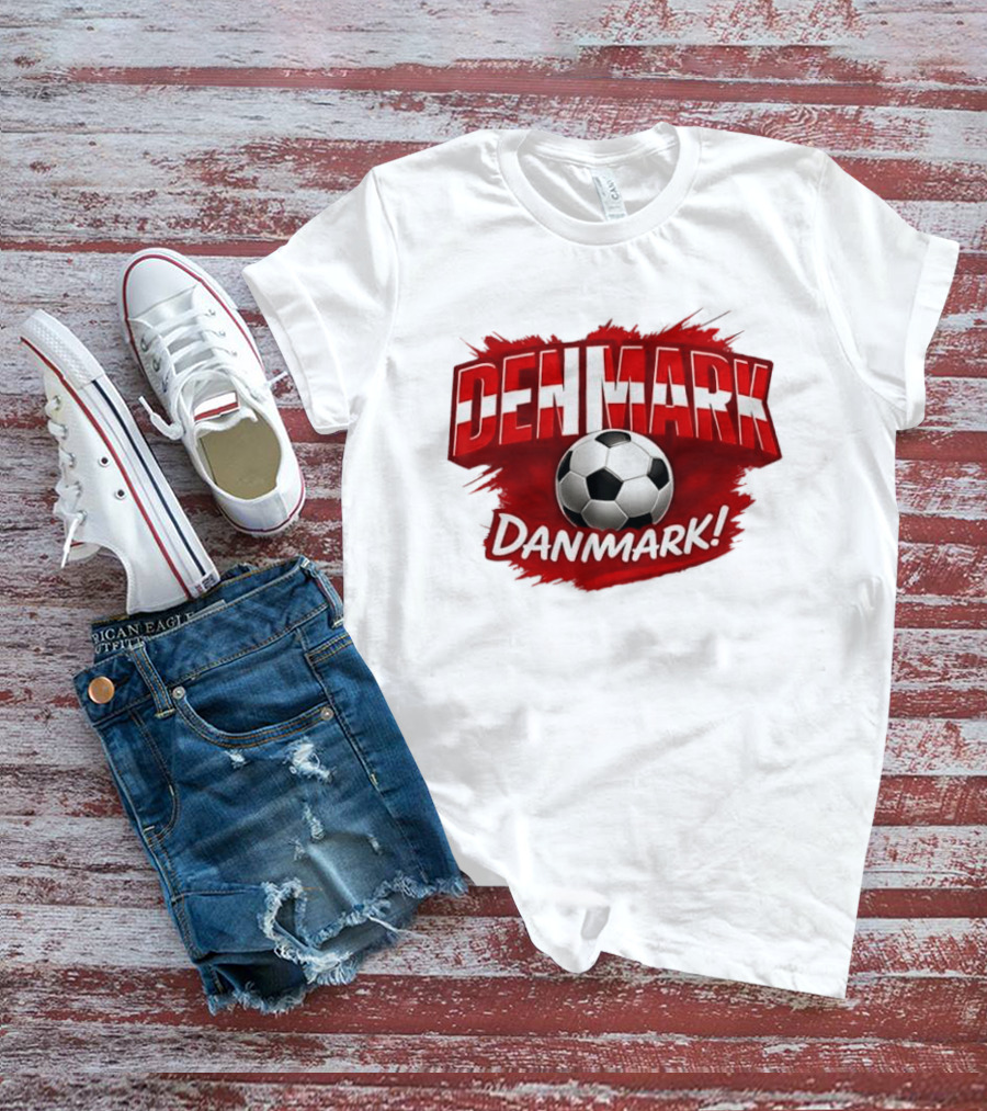 Denmark Danmark Soccer FIFA World Cup 2026 Football Team T-Shirt