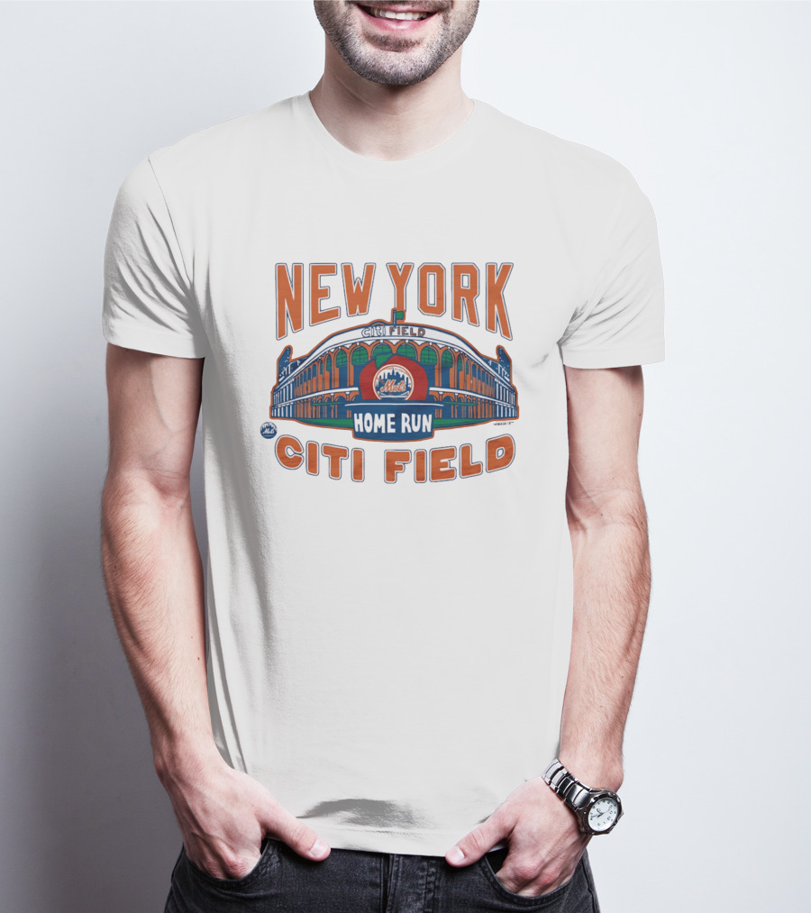 New York Mets Citi Field Home Run Mets Stadium T-Shirt