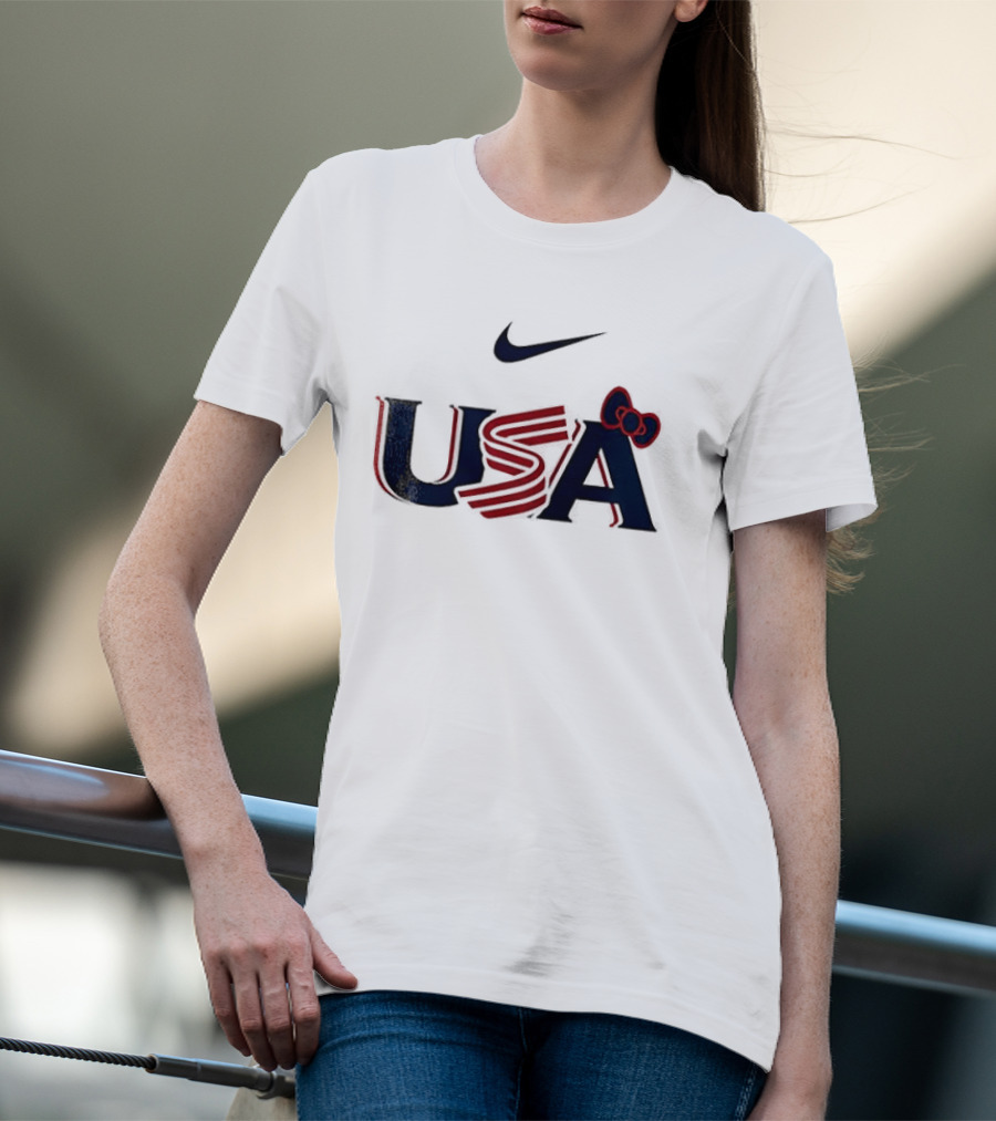Nike USA Hello Kitty Collaboration Baseball T-Shirt
