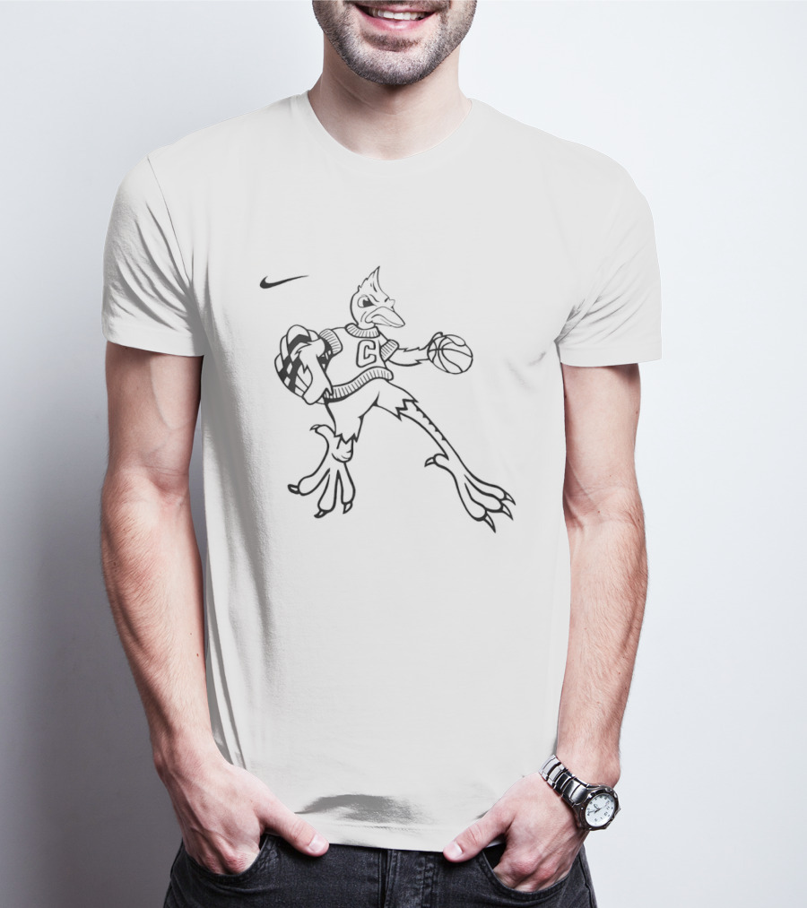 Creighton Bluejays Basketball Vintage Mascot Nike Collaboration T-Shirt