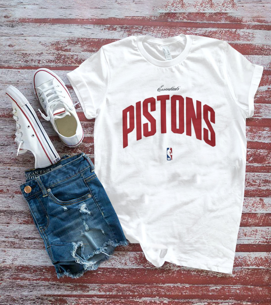 Essentials Detroit Pistons NBA Collaboration T-Shirt