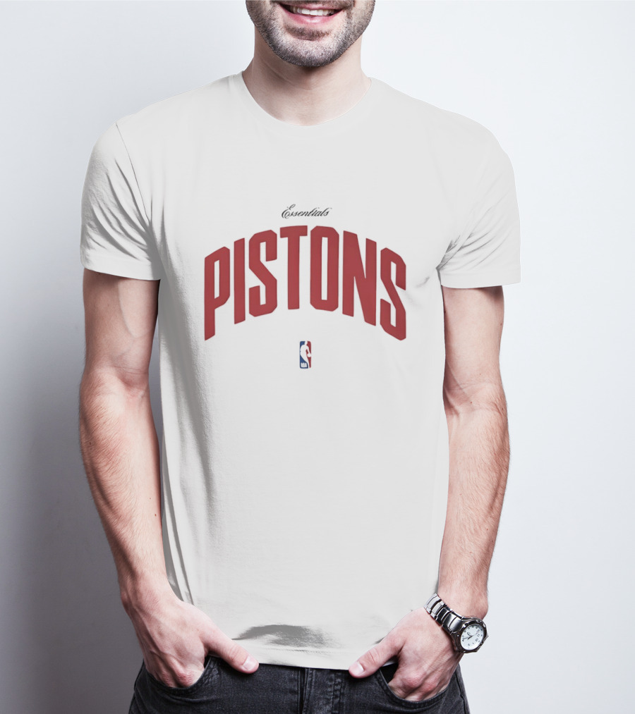 Essentials Detroit Pistons NBA Collaboration T-Shirt