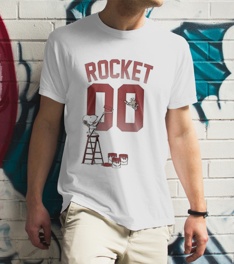 Houston Rockets Snoopy Basketball Rocket 00 T-Shirt