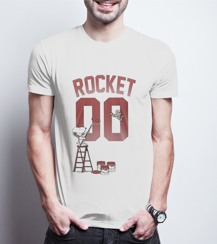 Houston Rockets Snoopy Basketball Rocket 00 T-Shirt