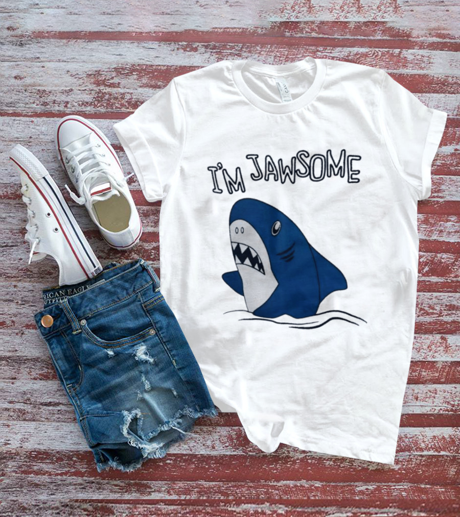 I'm Jawsome Shark Meme Fun Cartoon T-Shirt