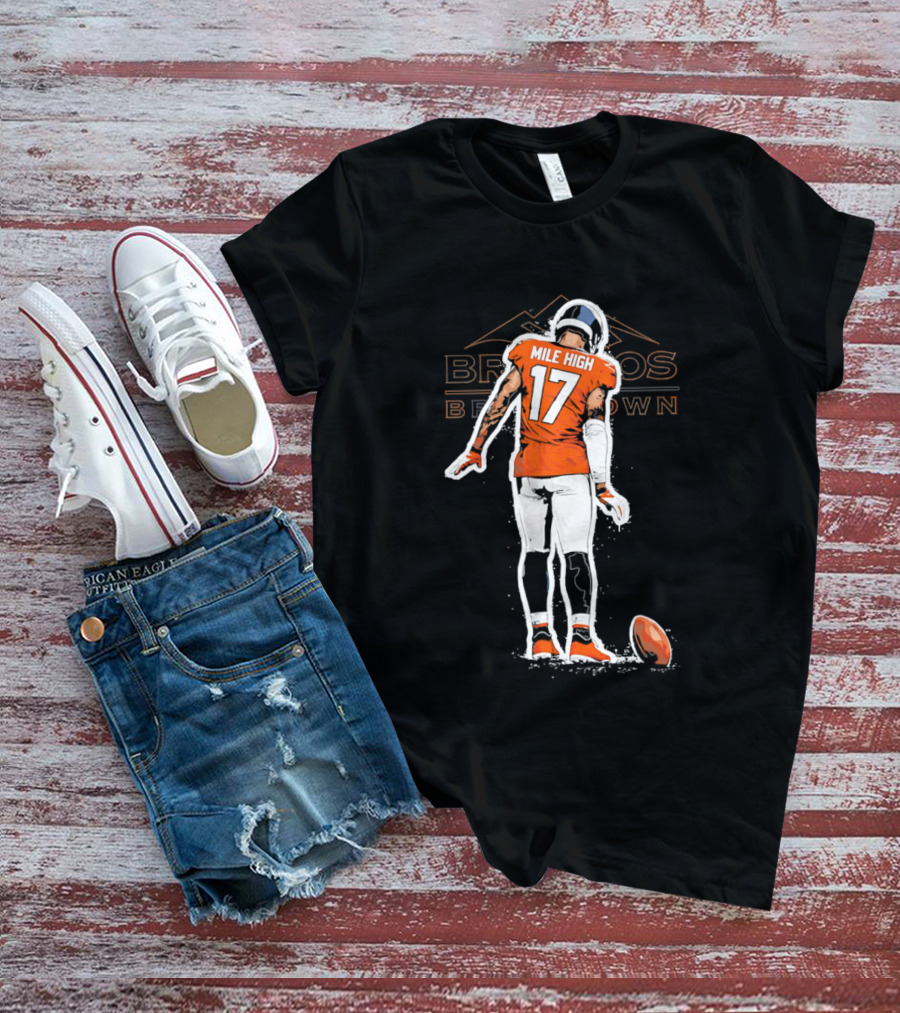Denver Broncos Mile High Celebration Number 17 T-Shirt