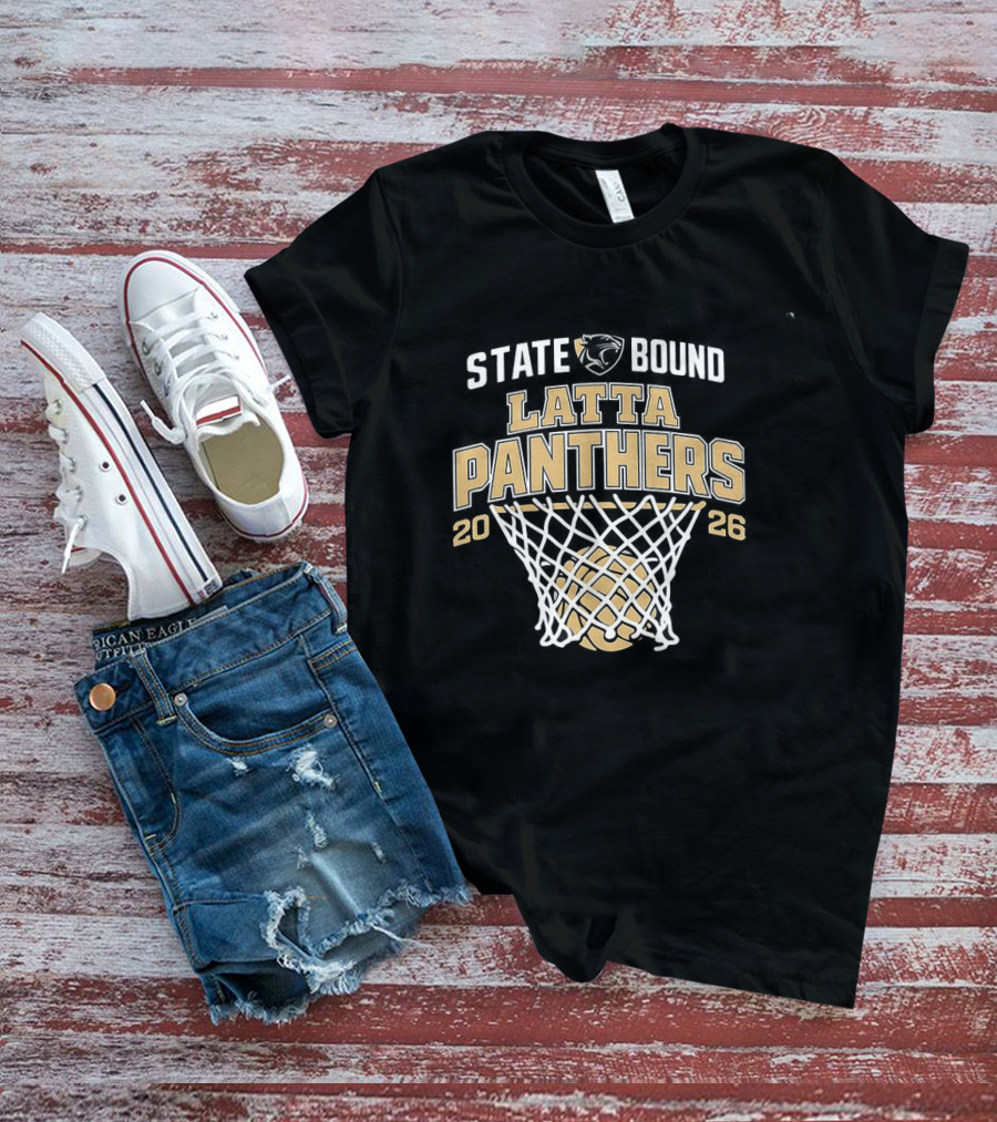Latta Panthers State Bound Basketball 2026 T-Shirt