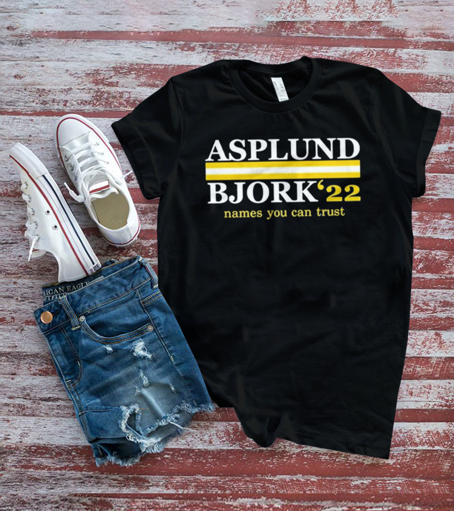 Asplund Bjork 22 Names You Can Trust T-Shirt