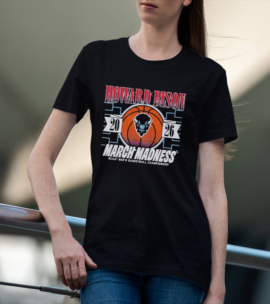 Howard Bison 2026 NCAA Men's Basketball Championship March Madness T-Shirt