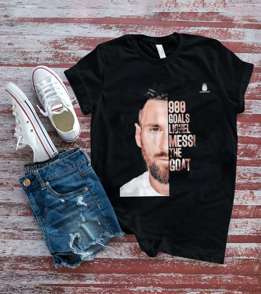 Lionel Messi The GOAT 900 Goals T-Shirt