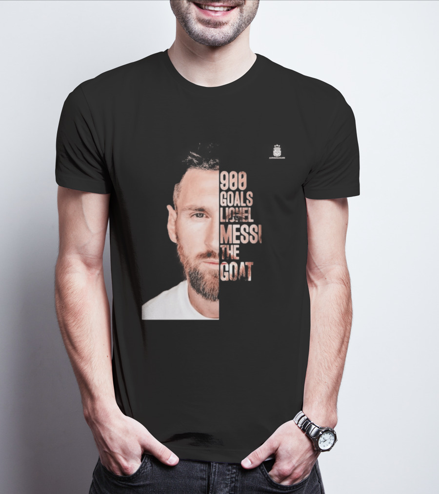 Lionel Messi The GOAT 900 Goals T-Shirt