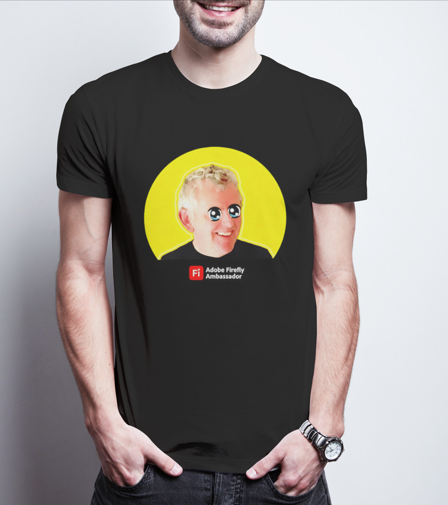 John Nack Firefly Ambassador Anime Eyes Yellow Circle Fi T-Shirt