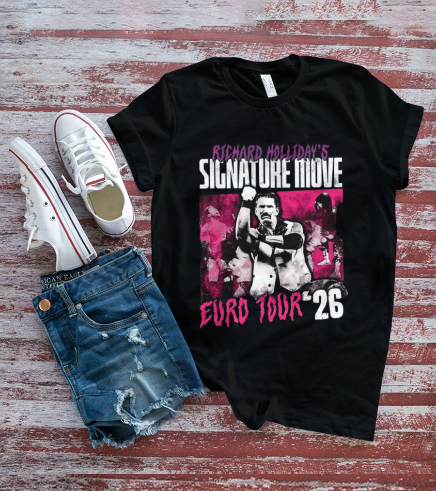 Richard Holliday Signature Move Euro Tour '26 T-Shirt