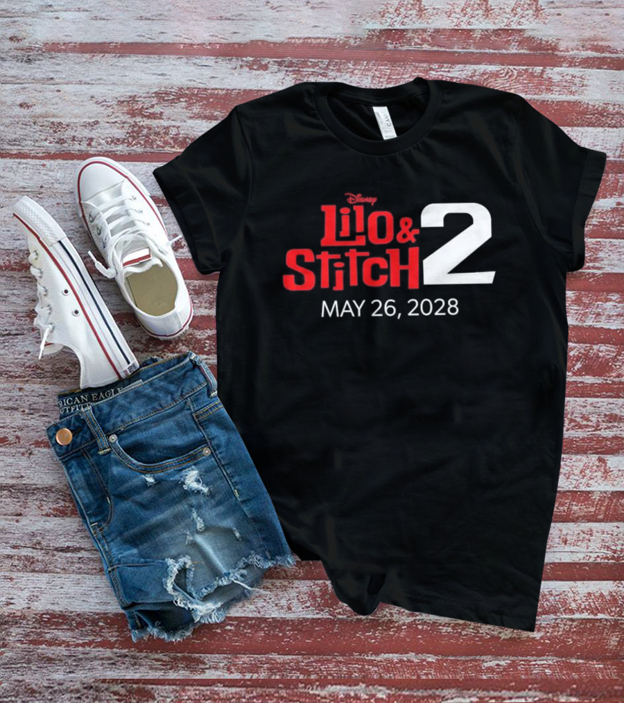 Lilo And Stitch 2 Disney May 26 2028 T-Shirt