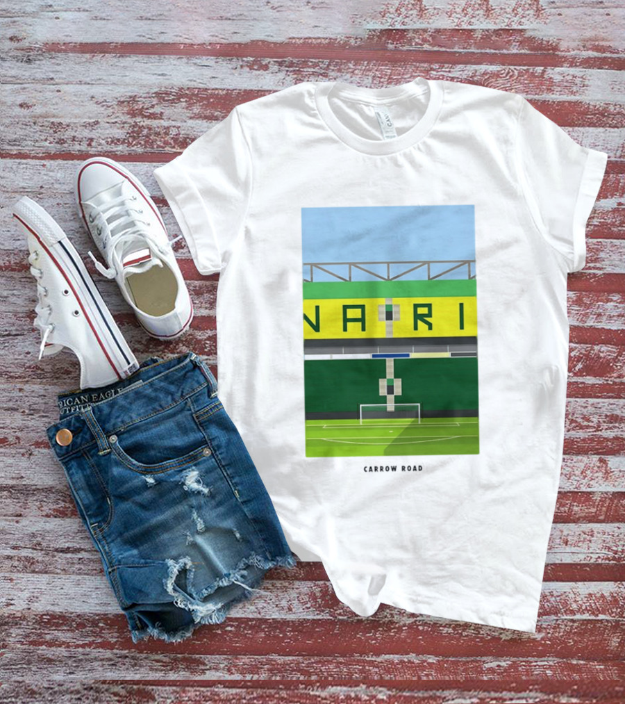 The Canaries Carrow Road Stadium Iconic Architecture T-Shirt