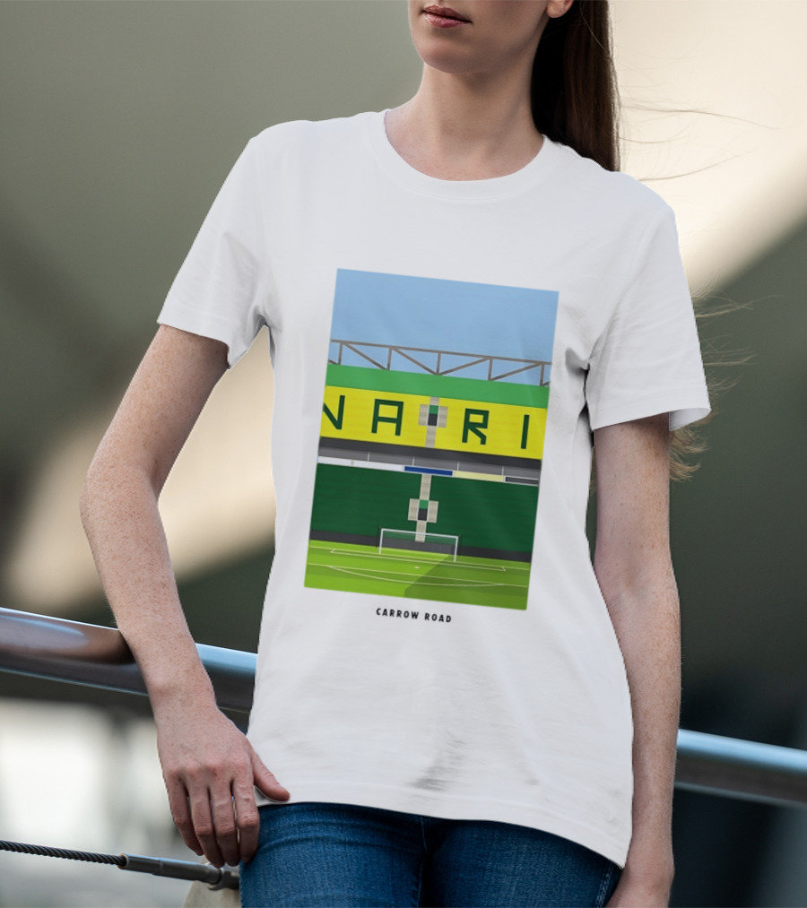The Canaries Carrow Road Stadium Iconic Architecture T-Shirt