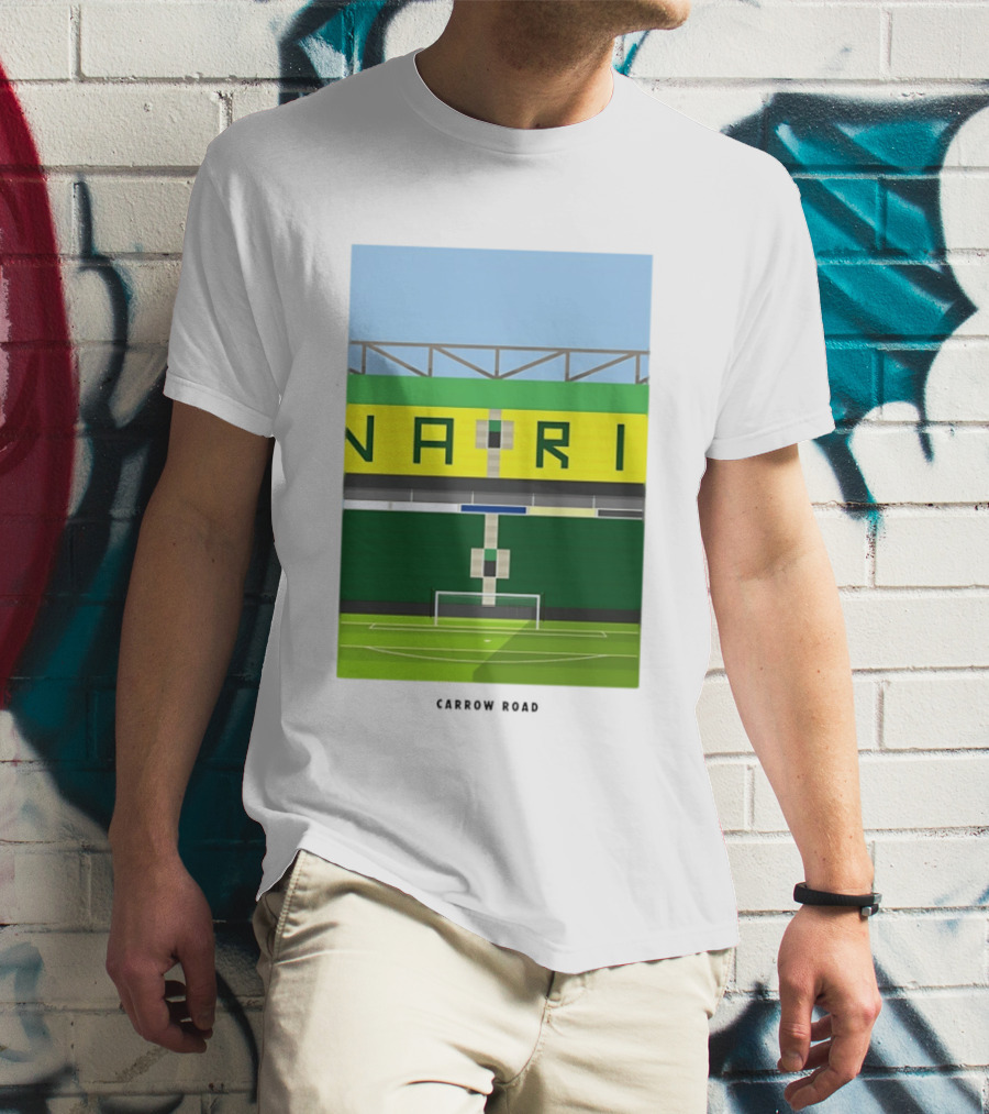 The Canaries Carrow Road Stadium Iconic Architecture T-Shirt