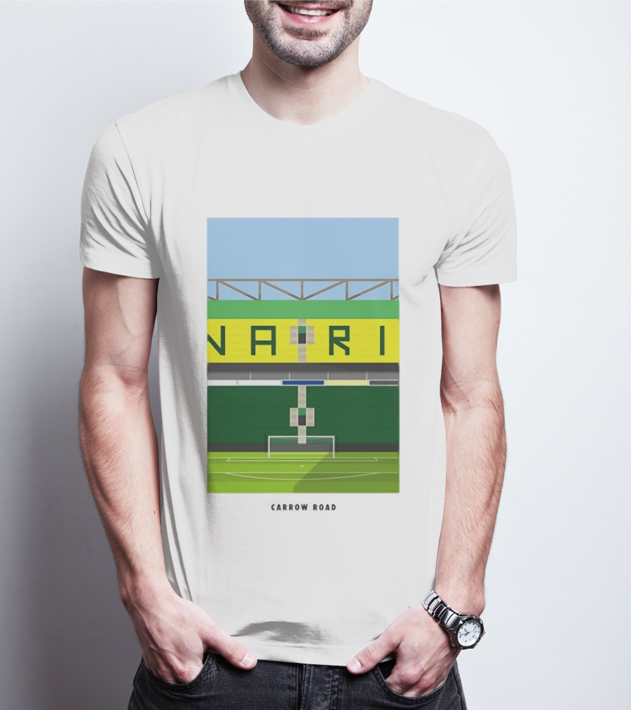 The Canaries Carrow Road Stadium Iconic Architecture T-Shirt