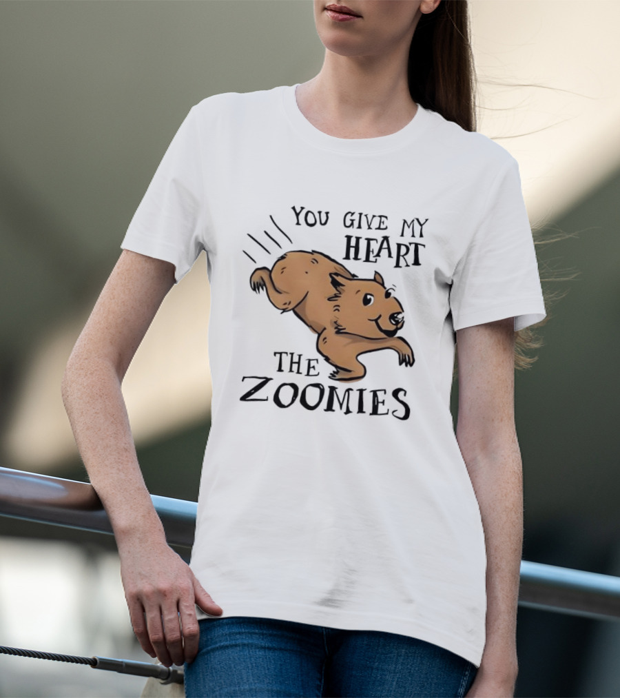 You Give My Heart The Zoomies Capybara T-Shirt