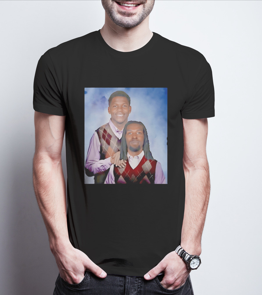 Anthony Edwards Naz Reid Step Brothers Minnesota Timberwolves T-Shirt