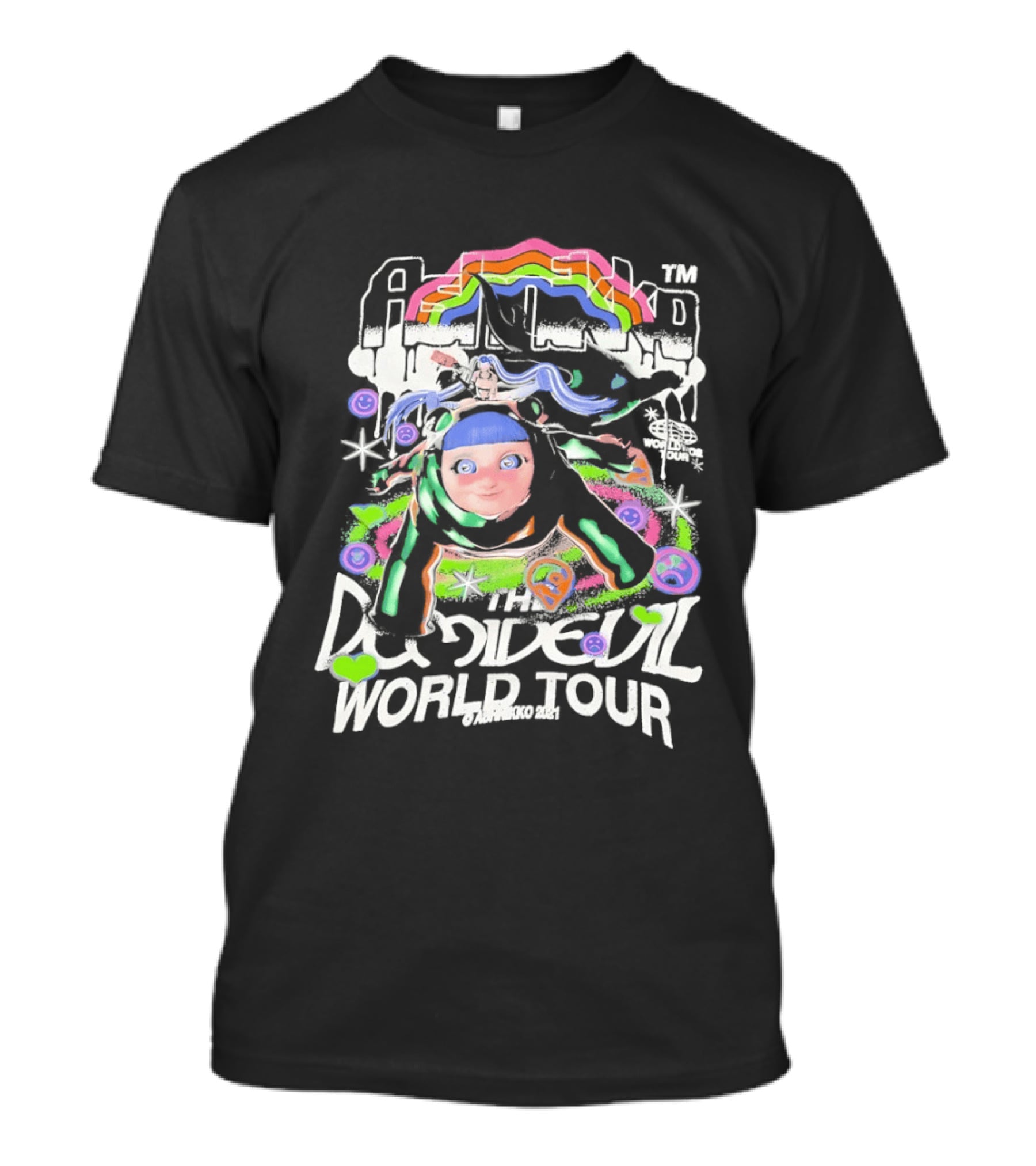 Ashnikko Demidevil World Tour Rainbow T-Shirt