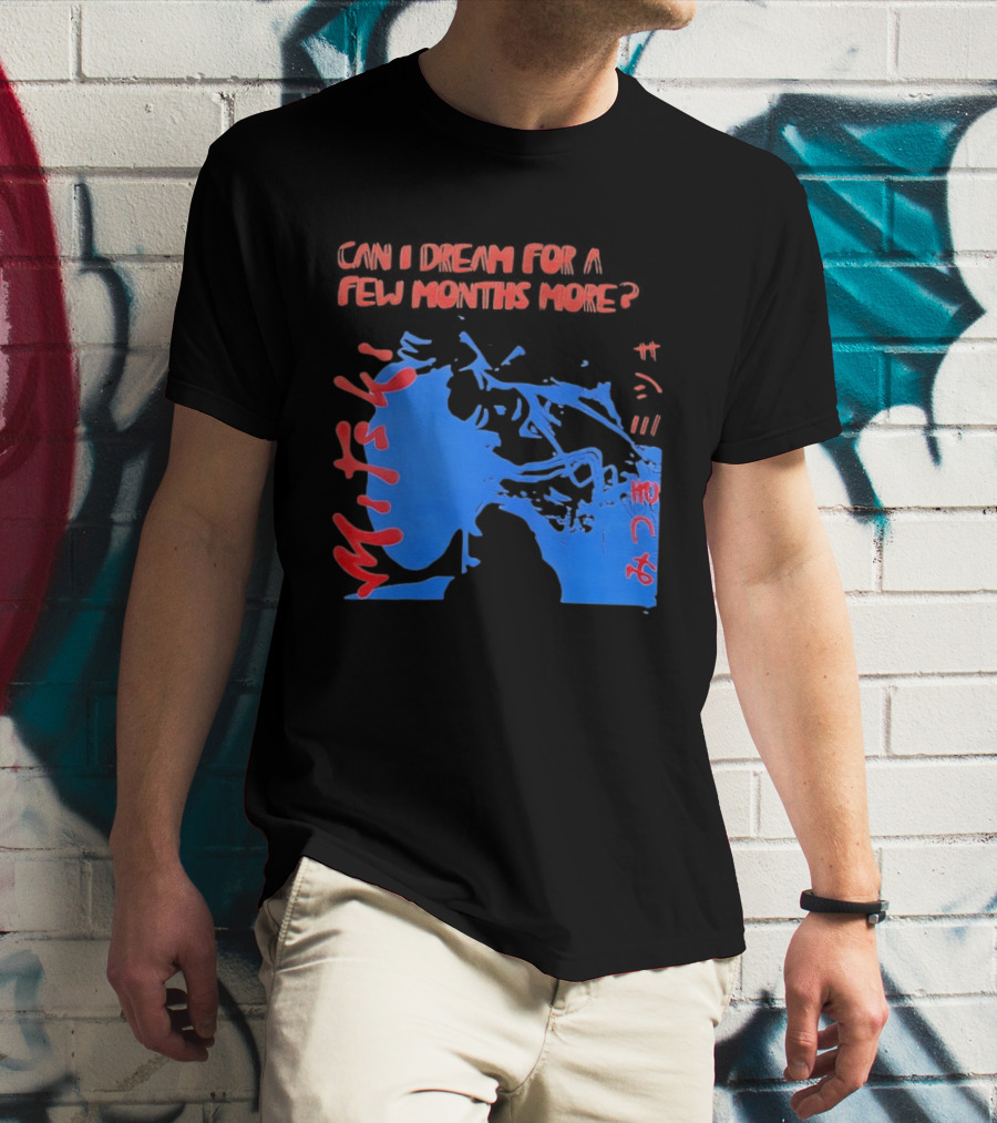 Can I Dream For Few Months More Unique Abstract Peaceful Face Blue And Red T-Shirt