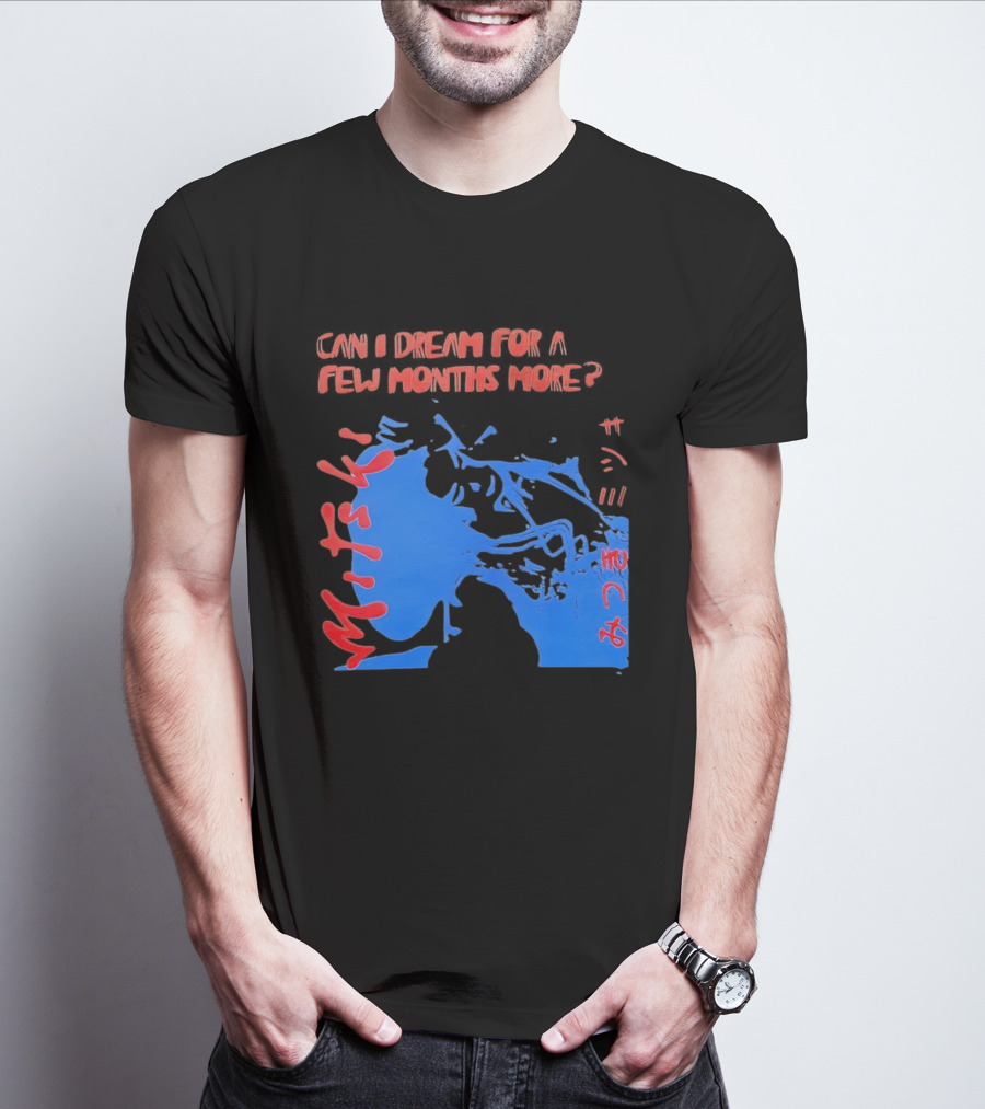 Can I Dream For Few Months More Unique Abstract Peaceful Face Blue And Red T-Shirt