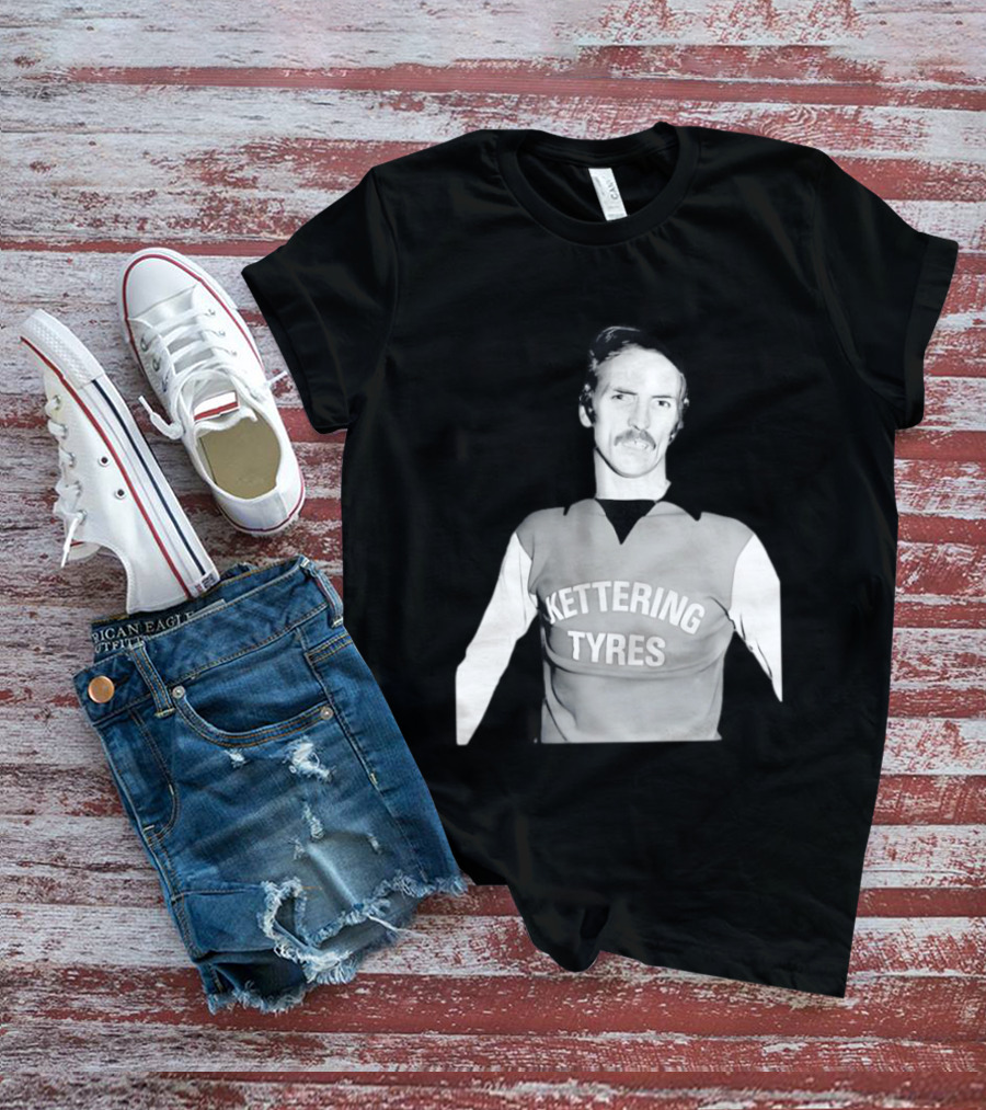 Derek Dougan Kettering Tyres Football Top T-Shirt