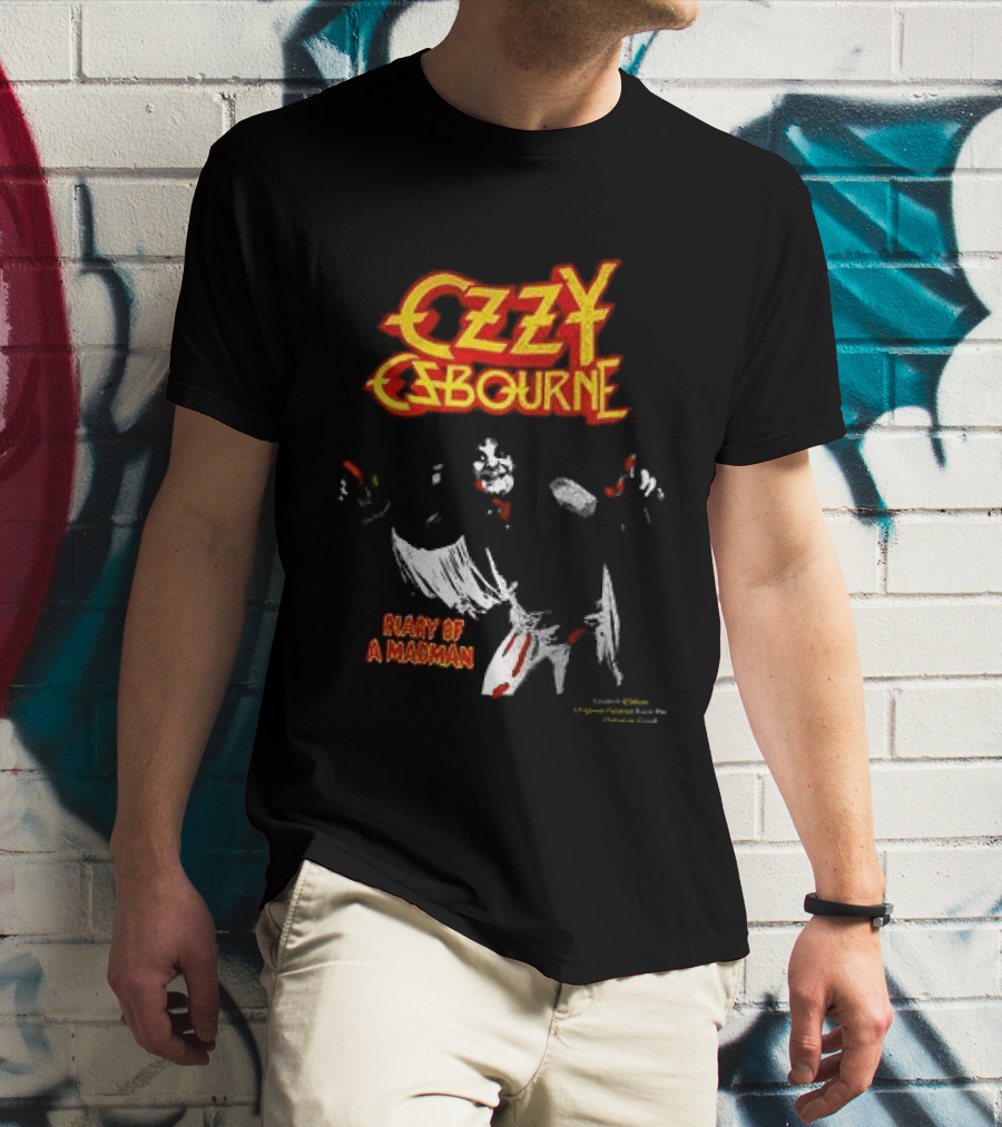 Ozzy Osbourne Diary Of A Madman Album T-Shirt