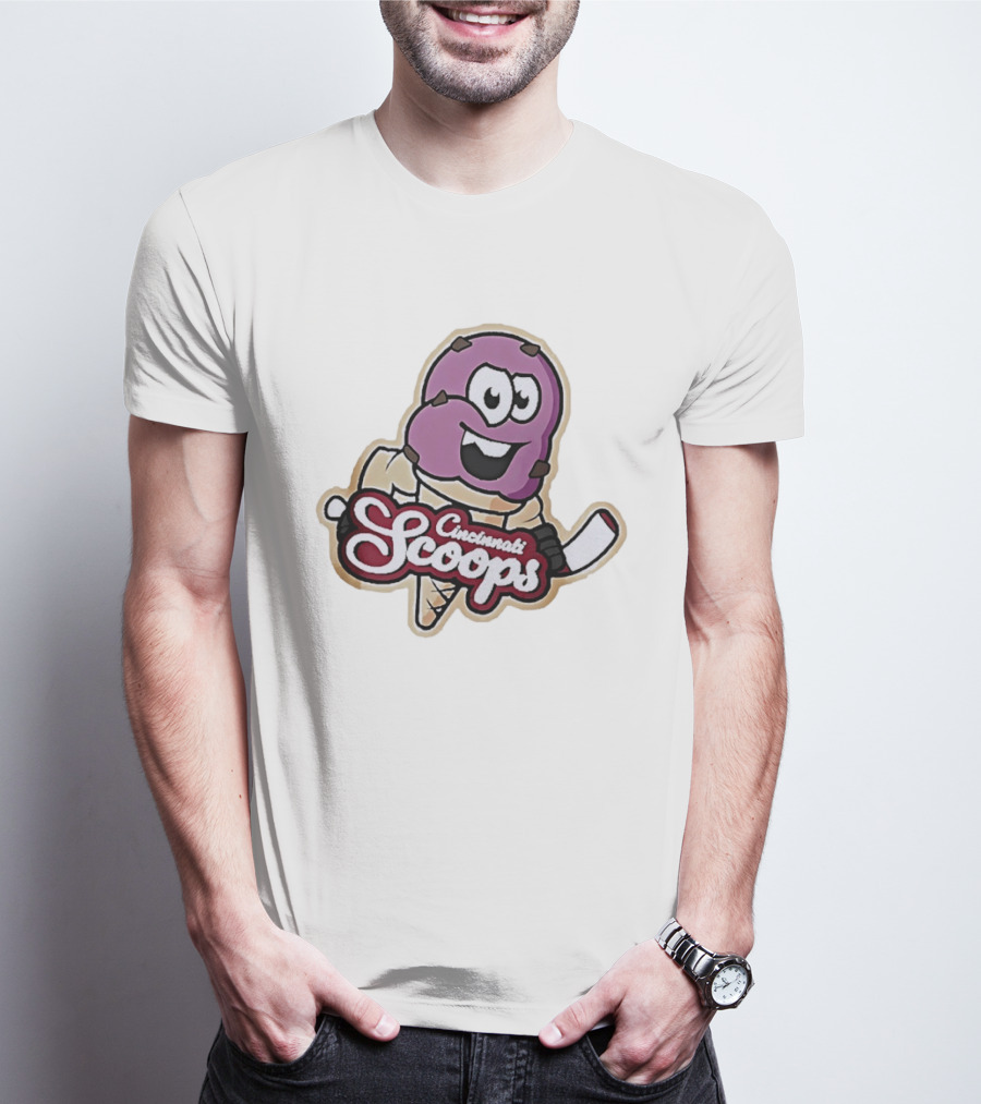Cincinnati Scoops Hockey Ice Cream Cyclones T-Shirt
