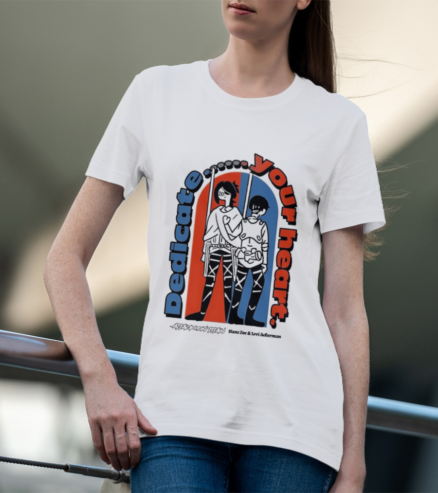 Dedicate Your Heart Attack On Titan Eren And Mikasa T-Shirt