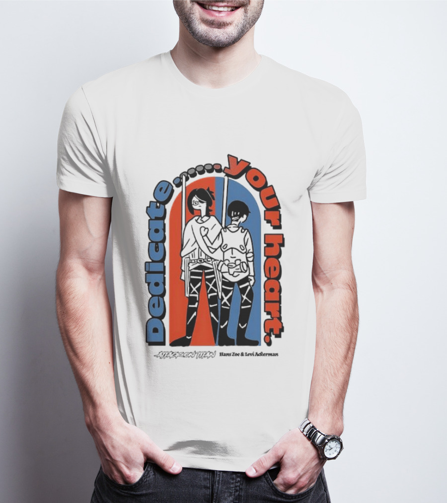 Dedicate Your Heart Attack On Titan Eren And Mikasa T-Shirt