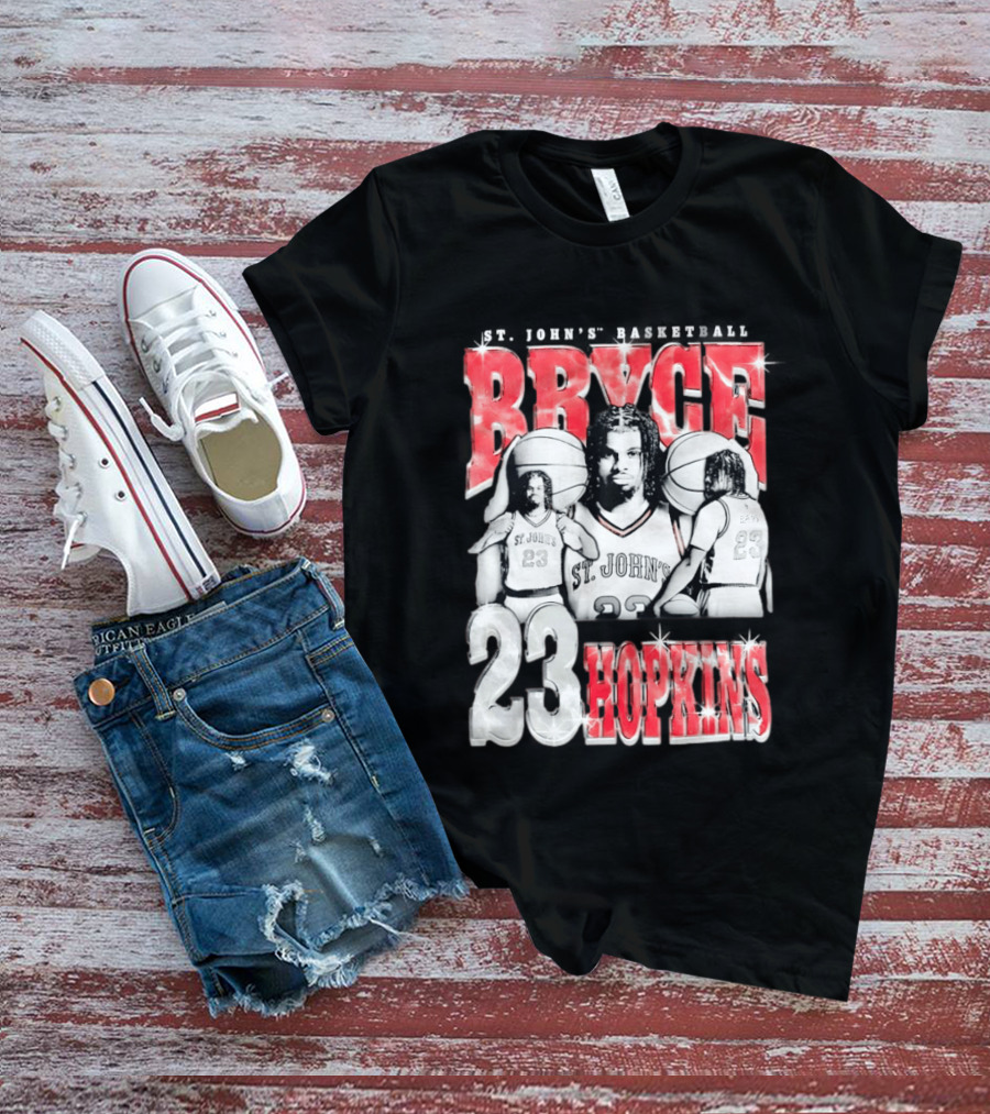 Bryce Hopkins St John's Basketball 23 Red Storm T-Shirt