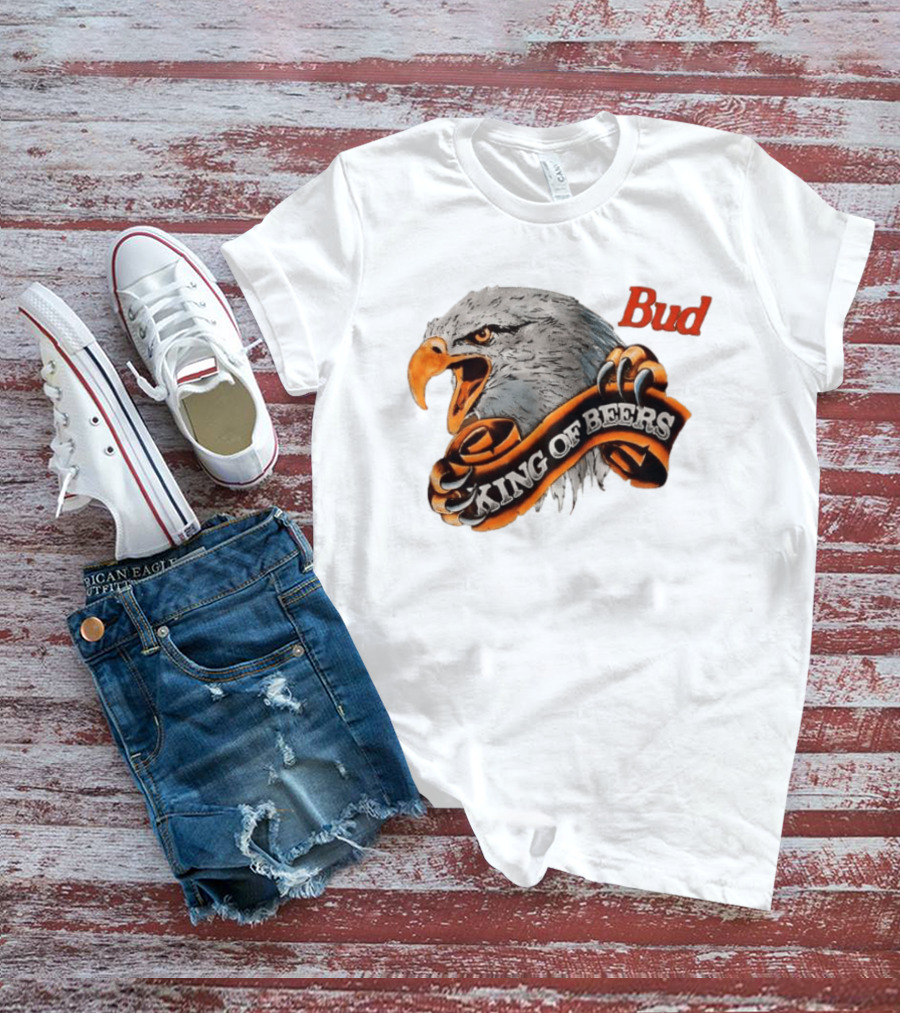 Bud King Of Beers Anheuser Busch Eagle T-Shirt