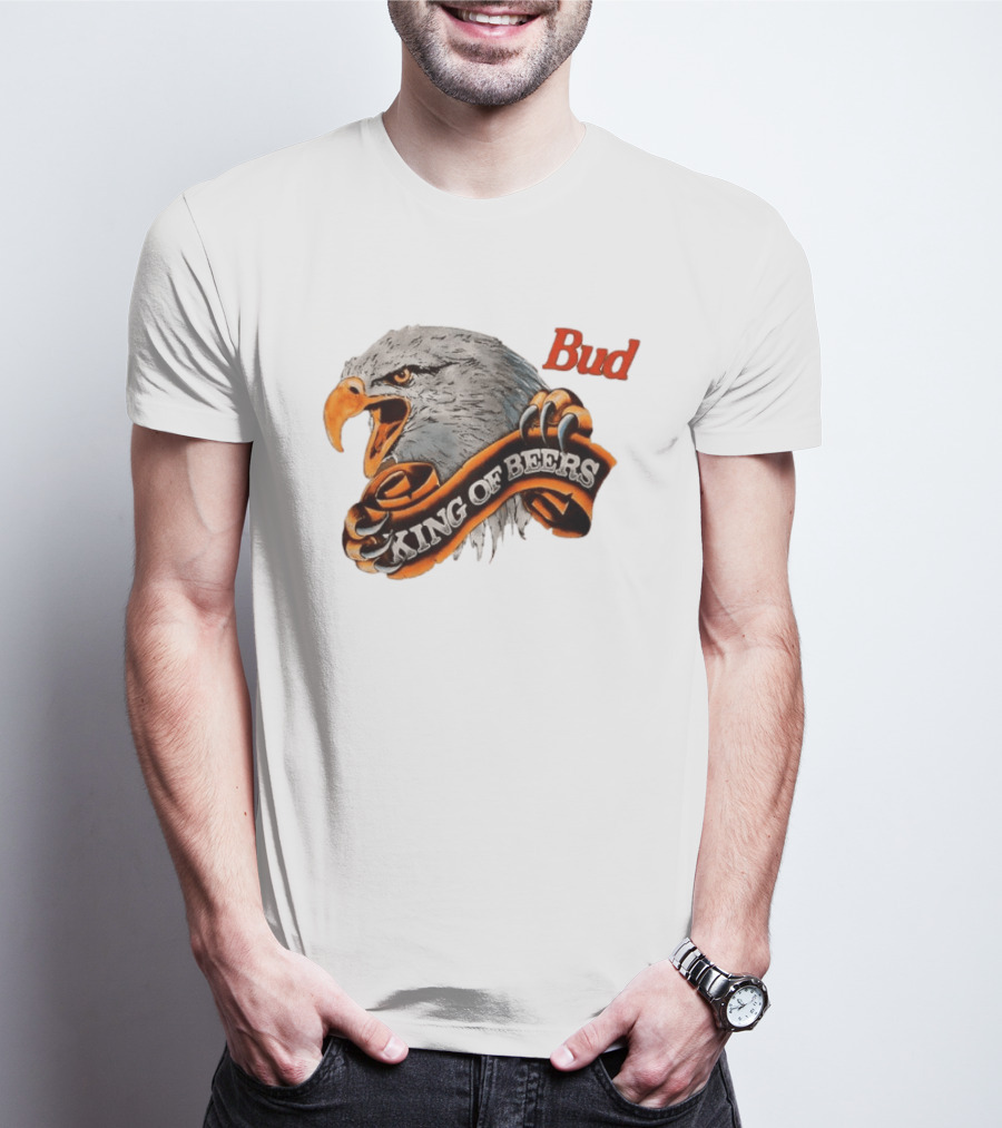 Bud King Of Beers Anheuser Busch Eagle T-Shirt