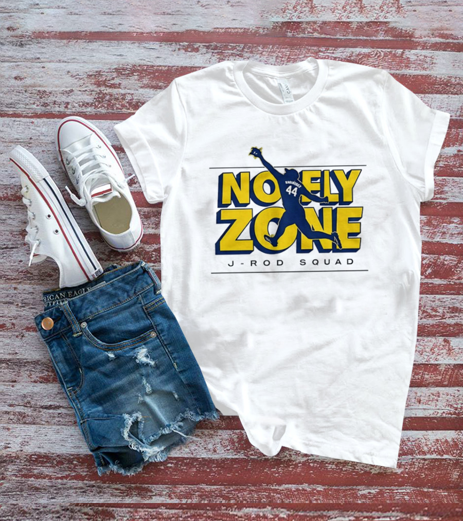 J Rod Squad No Fly Zone Baseball Catch 44 T-Shirt