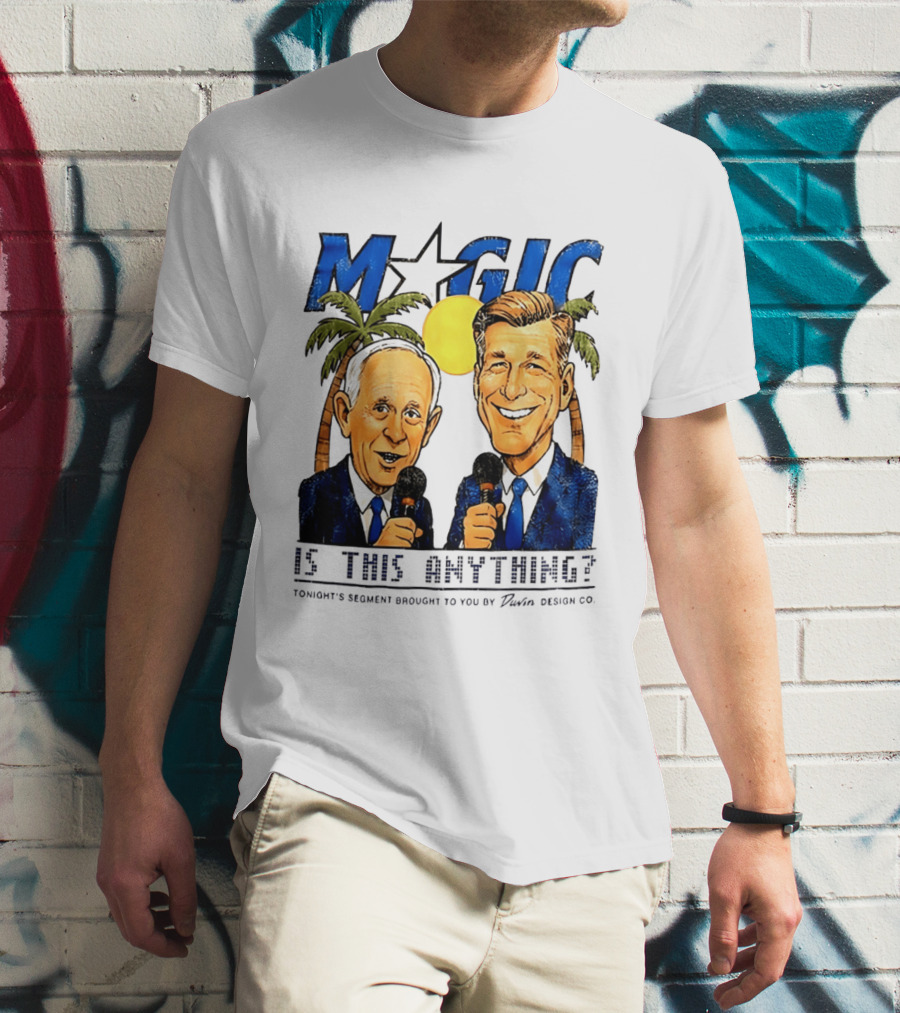 Orlando Magic Is This Anything 2026 NBA Champs Palm Trees Caricature T-Shirt
