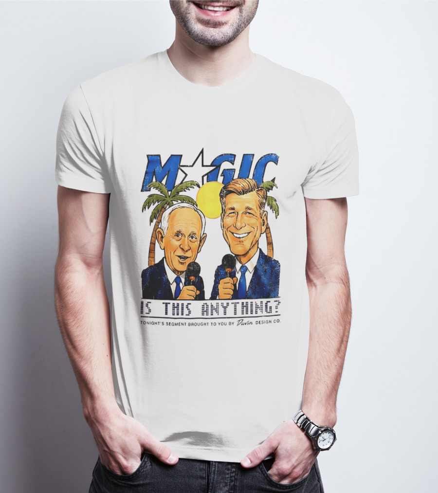 Orlando Magic Is This Anything 2026 NBA Champs Palm Trees Caricature T-Shirt
