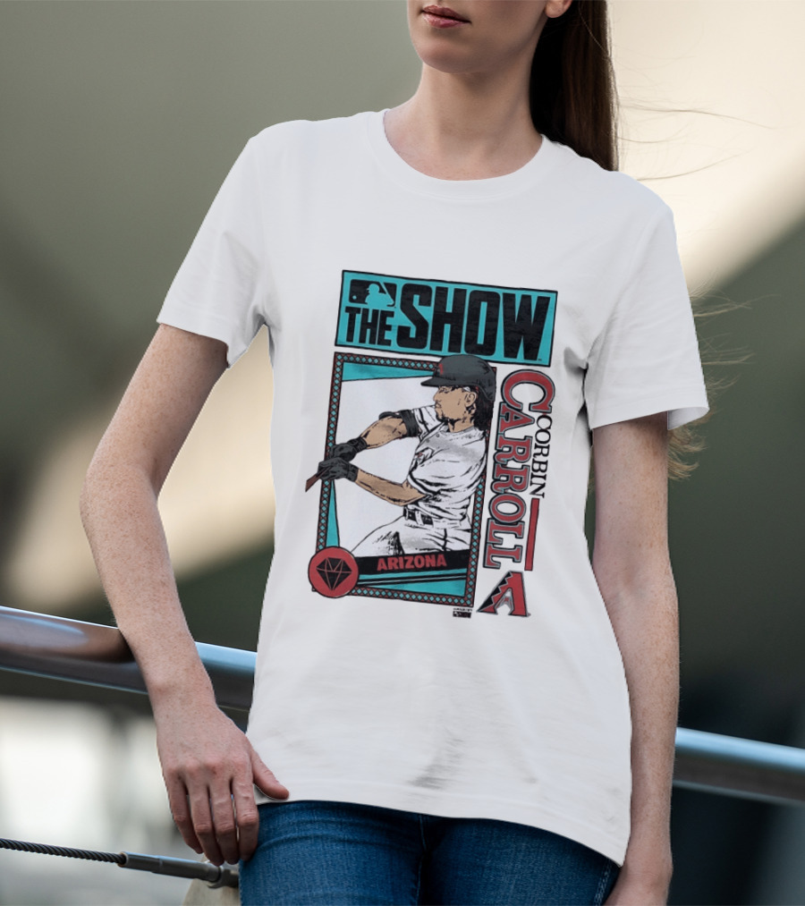 MLB The Show Corbin Carroll Arizona Diamondbacks Baseball Player T-Shirt