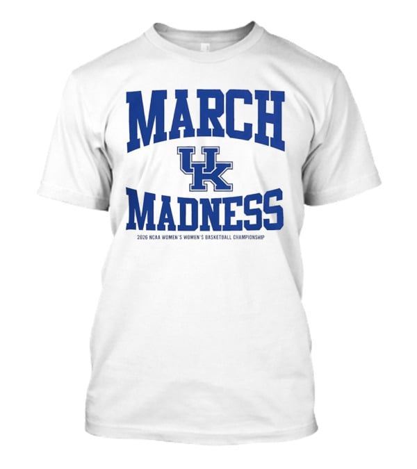 2026 NCAA Women's Basketball March Madness Kentucky Wildcats Championship T-Shirt