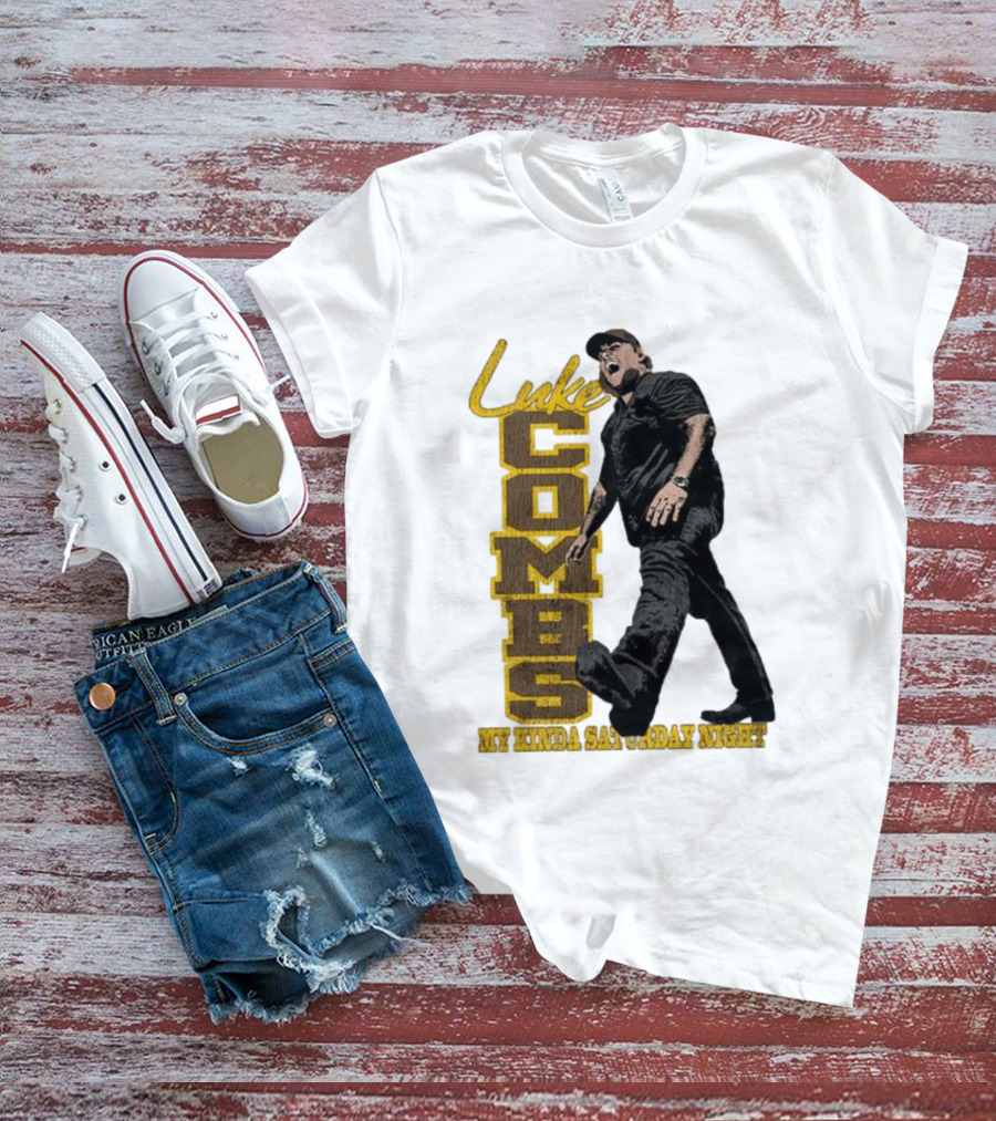 Luke Combs My Kinda Saturday Night Tour 2026 Sideline Collection T-Shirt