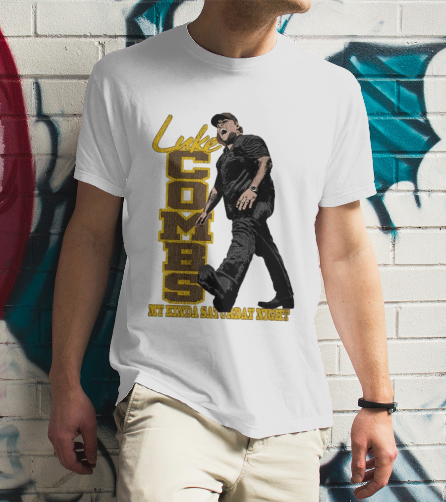 Luke Combs My Kinda Saturday Night Tour 2026 Sideline Collection T-Shirt